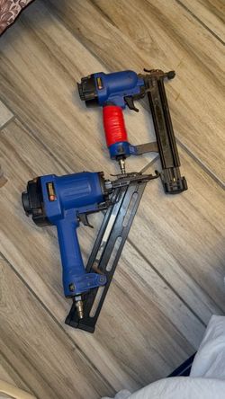 Pneumatic Nailer Lot - Campbell Hausfeld Framing Gun & Brad Nailer