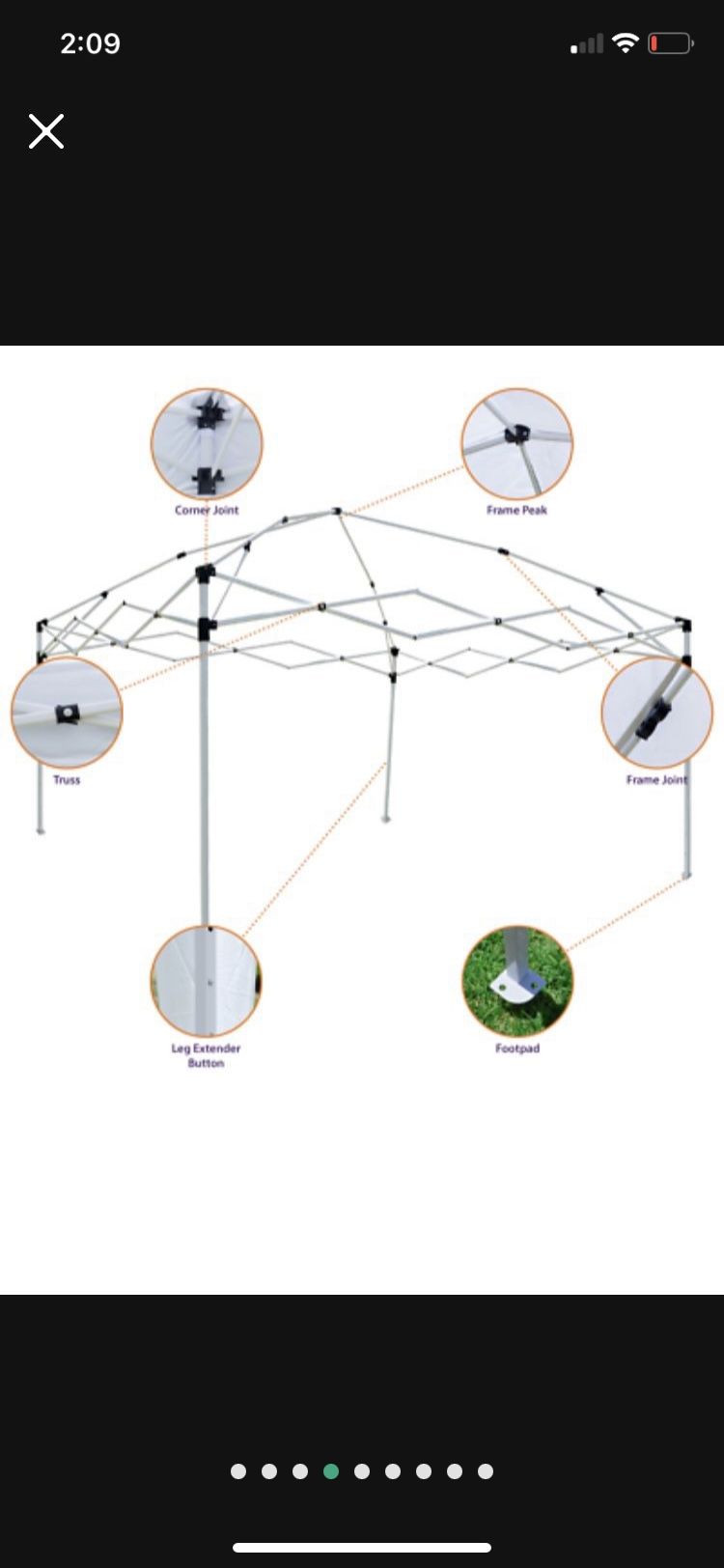 Brand New 10x10 EZ Pop Canopy Tent