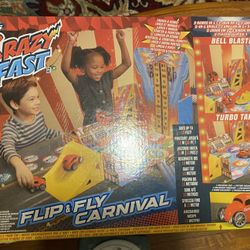 LITTLE TIKES CRAZY FAST FLIP & FLY  CARNIVAL PLAYSET NEW