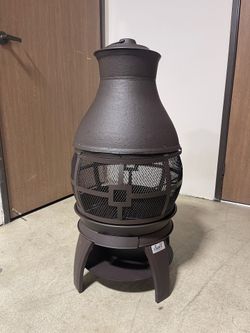 🔥 BALI OUTDOORS Wood-Burning Chiminea Fire Pit – ONLY $120 OUT THE DOOR! 🔥Price for In Box