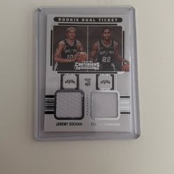 PANINI CONTENDERS NBA 2022-23 Jeremy Sochan & Malaki Branham # RT2- SAS