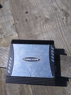 Concept amplifier works great