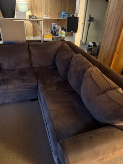 Free Brown sectional couch
