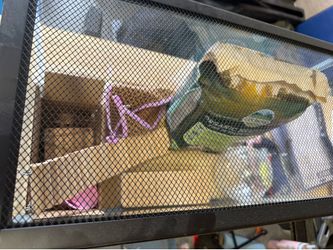 Small gerbil glass cage