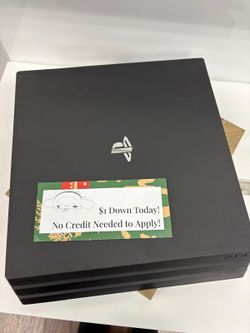Sony Playstation 4 PS4 PRO Gaming Console - Pay $1 To Take It Home Today and pay the rest later.