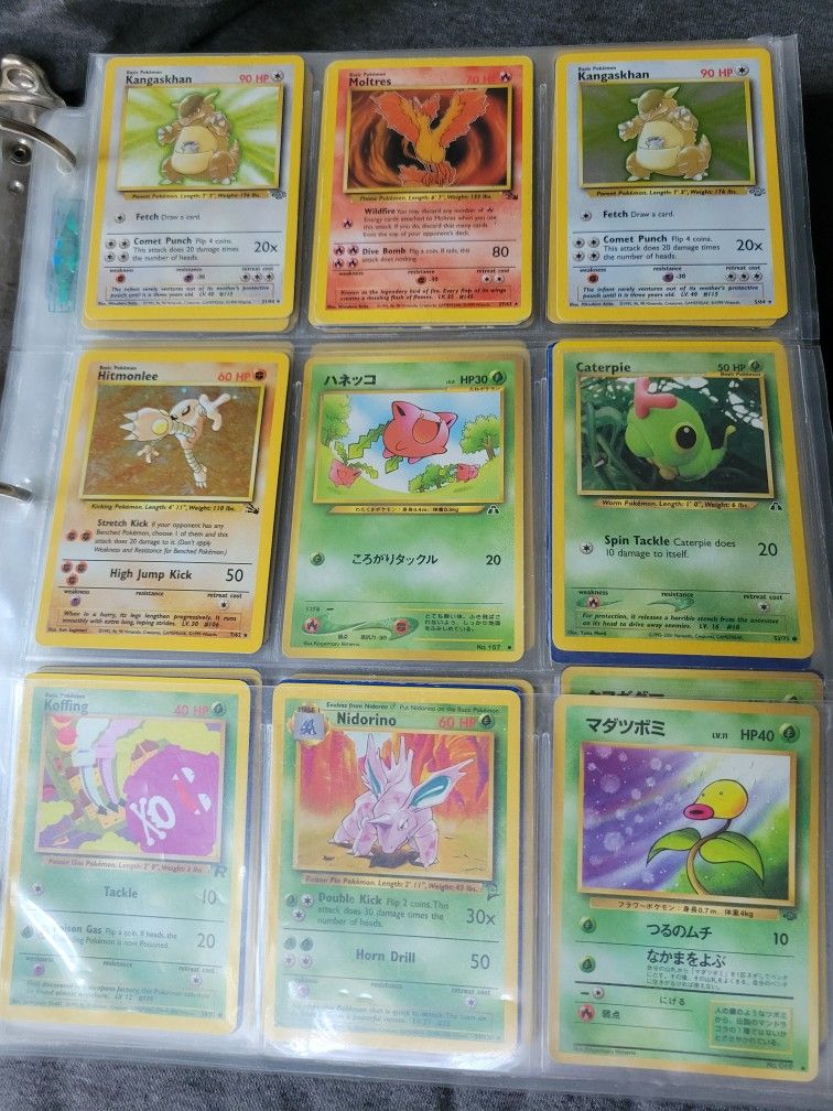 Vintage Pokemon Cards