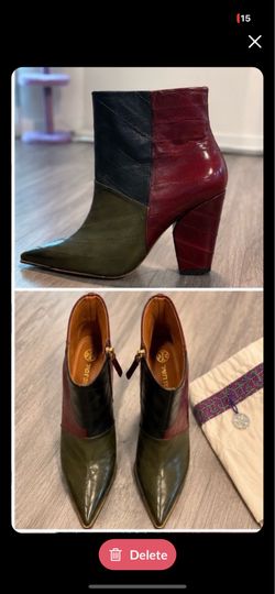 Tory Burch designer ankle boots Size 8