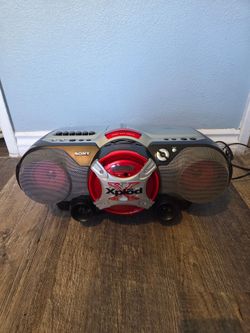 Sony Xplod CFD-G505 Mega Bass AM FM Radio CD Cassette Boom Box Tested