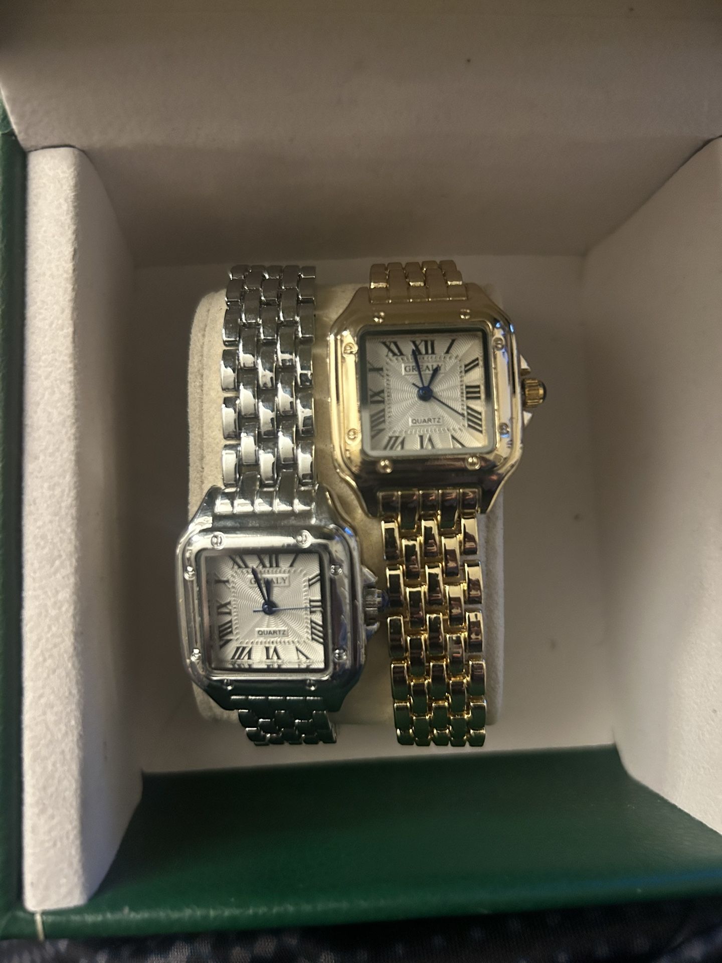 Pair Of Grealy Tank Cocktail Watches