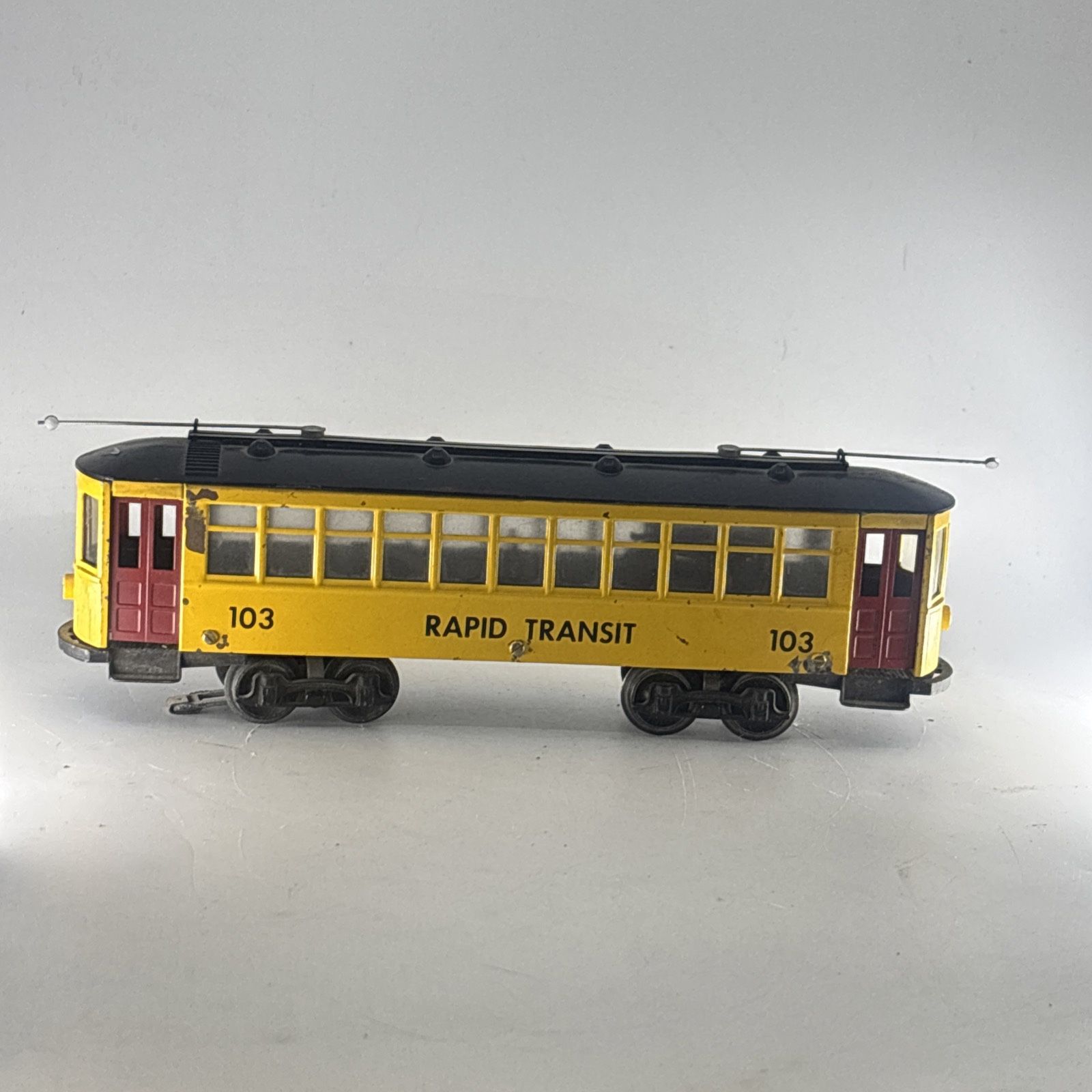 Minitoy O-Gauge Rapid Transit Public Service Trolley No. 103, OB NO BOX