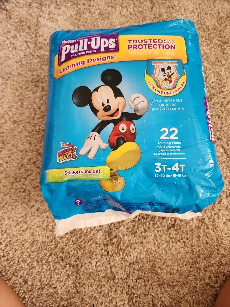 Huggies Pull-ups Size 3T-4T Boys