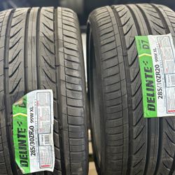 285-30R20 (2) New Tires 📲‼️