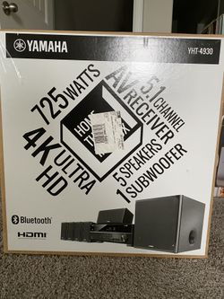Yamaha YHT-4930UBL ULTRA 4K 5.1 Channel Home Theater System