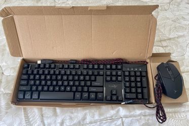 Gaming Keyboard And Mouse 