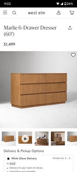 6 drawer west elm dresser