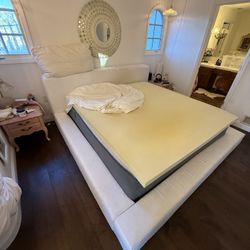 Restoration Hardware Cloud King Size Bed Frame 