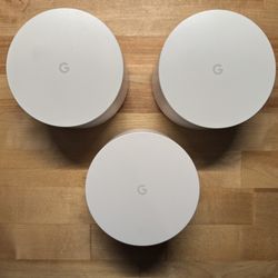 3 Google WiFi Points 