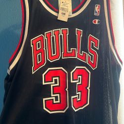 Scottie pIPPEN OG tAGS 90s BULLS Vintage 