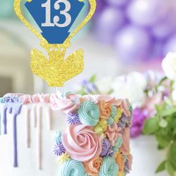 13th Cake Topper 