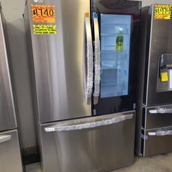 LG InstaView French Door Counter Depth Max Refrigerator 27 Cubic Feet