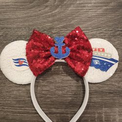 Minnie ears, Cruise ears, Mickey ears, Mouse ears for Wish cruise trip, Cruise ship mouse ear headband, Nautical ears for adults and kid