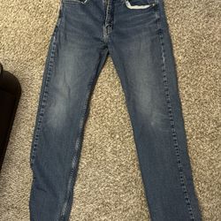 Levi’s Men’s 505 Blue Relaxed Fit Jeans Size 35x32 