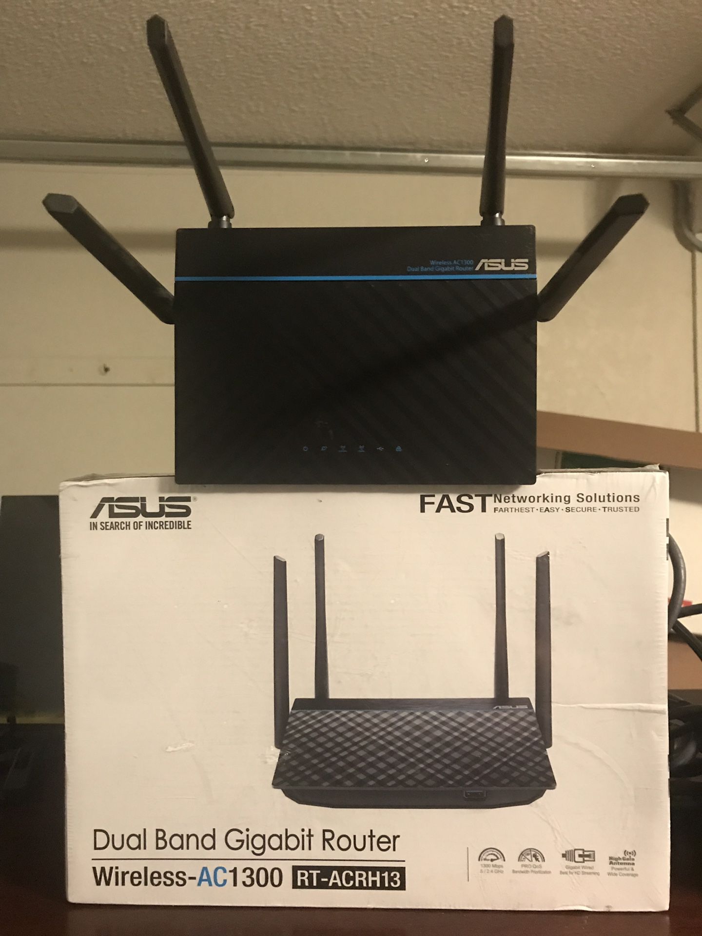 I HAVE A GIGABIT ROUTER ASUS AC1300 RT-ACRH13