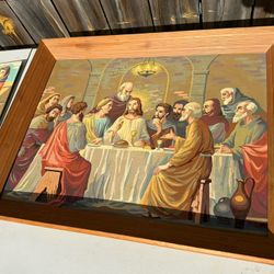 Vintage Religious Paint By Numbers 