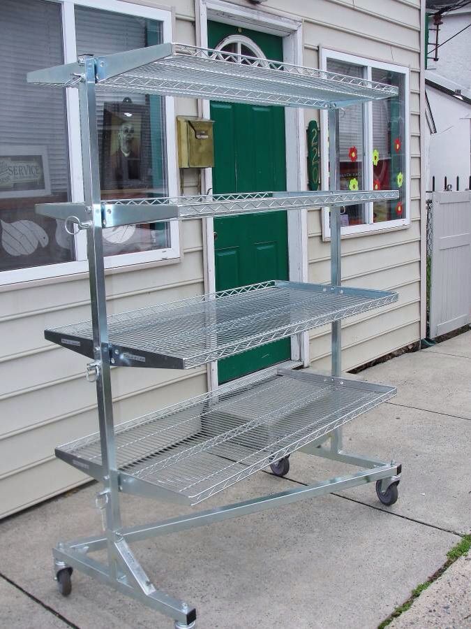 Commercial .. Heavy .. IRSG .. Nesting Wire Transporters Storage Rack .. a Division of PIPP Mobile Storage Systems, Inc. This is like new .. shelves