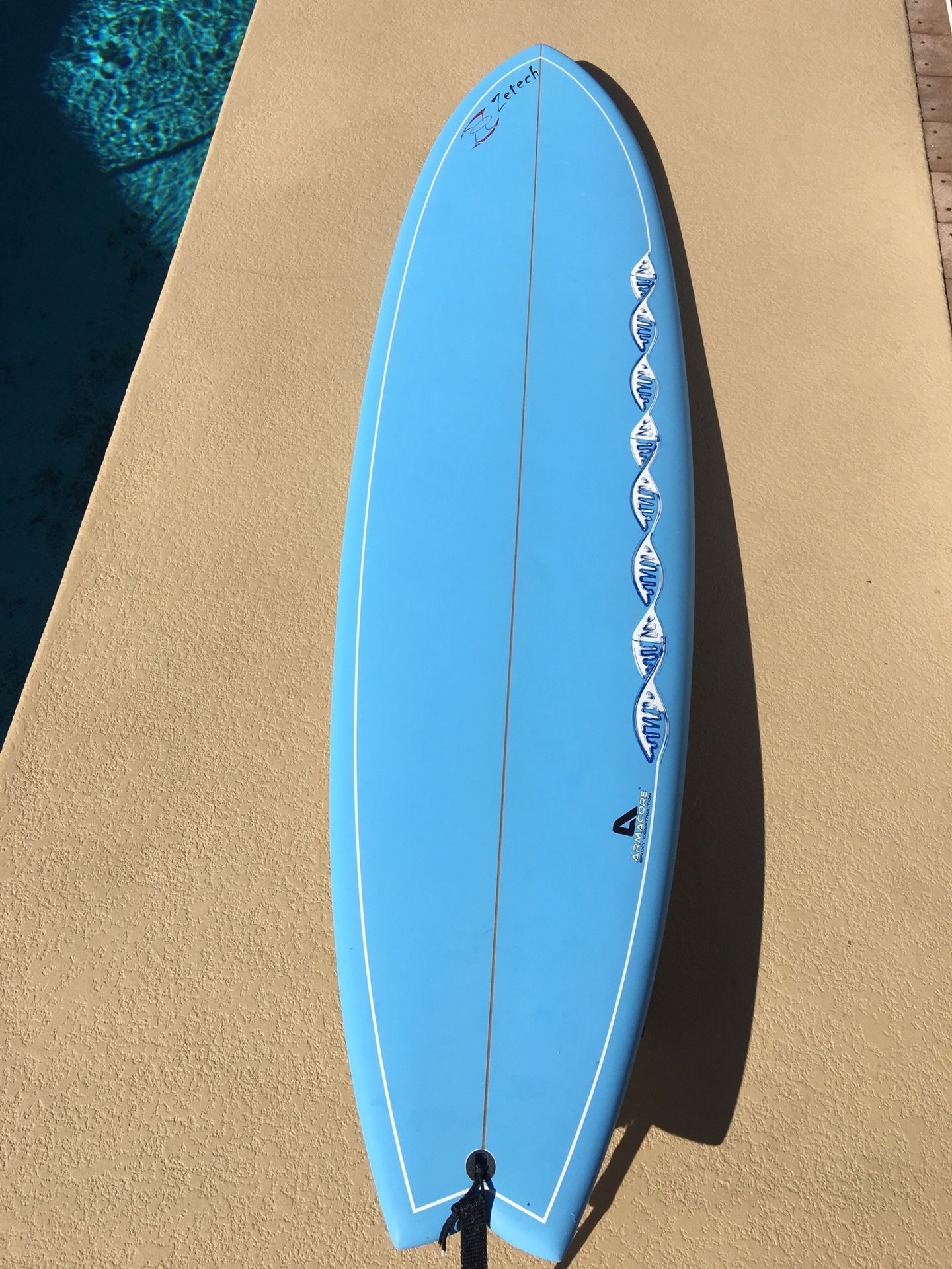 7’ Totora ZeTech Surfboard