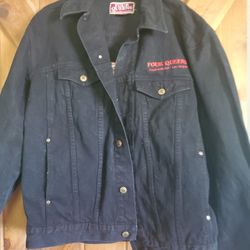 Black Denim  Four Queens Jacket XL