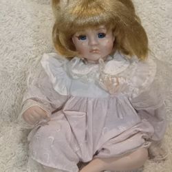 Vintage Porcelain Doll