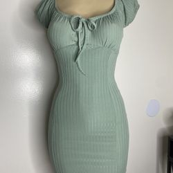 Ribbed Dress SML