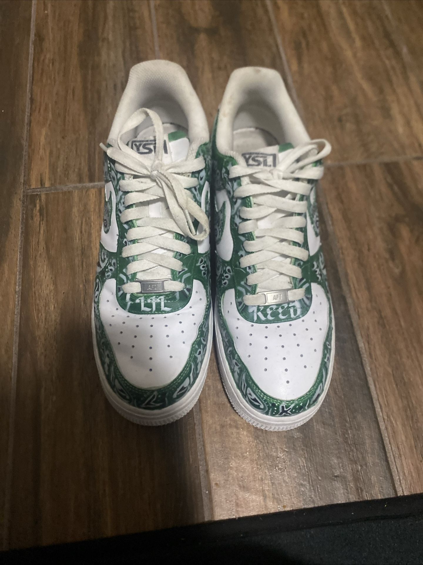 Custom Nike Air Force 1 – Men’s 9.5 – Lil Keed Inspired