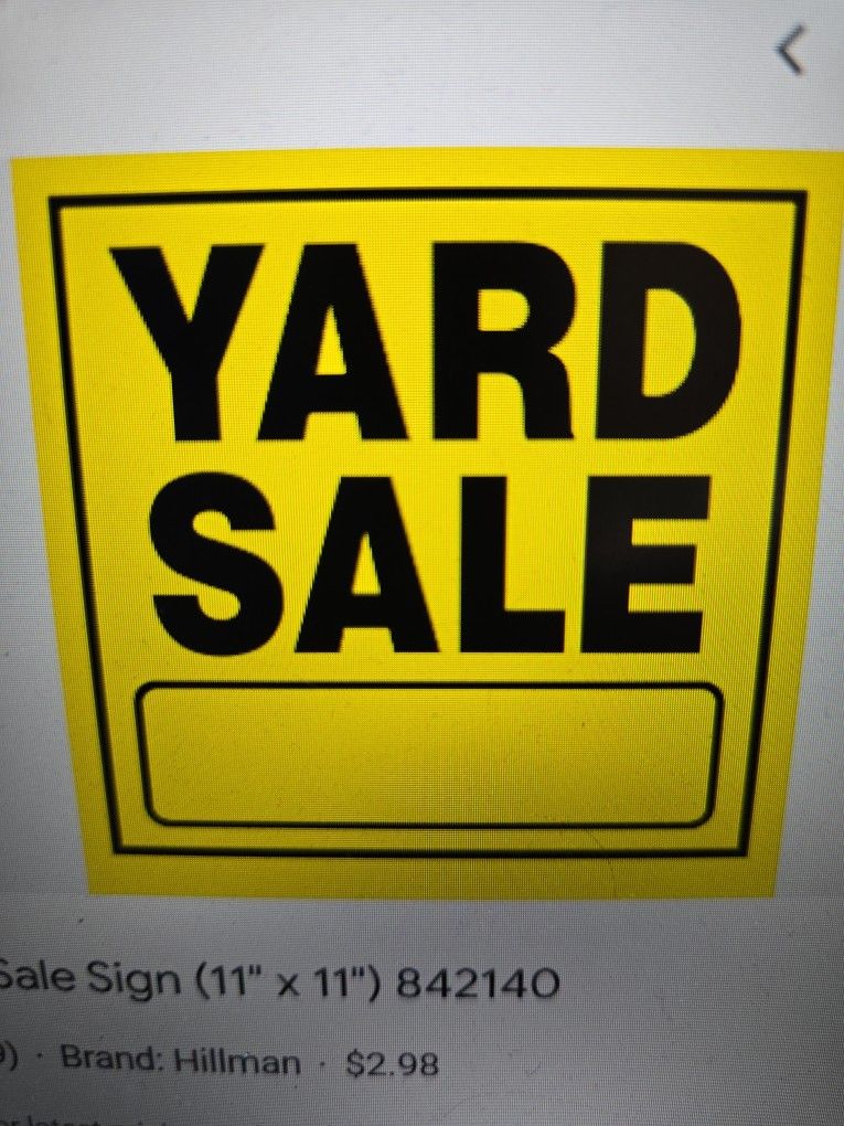 yard sale Cooper city 3/8