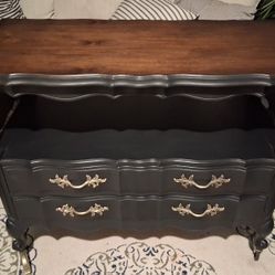 Vintage Thomasville French Provincial Louis XV Buffet Server, Sideboard, Bar Cart