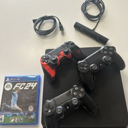 PlayStation 4 Slim 1TB with 3 Controllers
