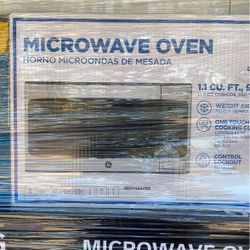 GE 1.1 cu. Ft. Countertop Microwave in Stainless Steel