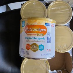 Six 8oz Containers Baby Formula 