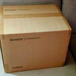Sonos Outdoor Speakers (Black) 2 Speakers  Brand New Sealed Warranty Included MFR # OUTDRWW1BLK
