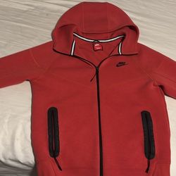 Red and Black Gen 2 Nike Tech Fleece