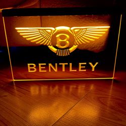BENTLEY LED NEON LIGHT SIGN 8x12