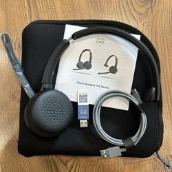 Cisco Headset 720 Series, Wireless Single On-Ear Bluetooth Headphones