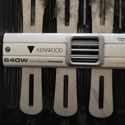 Kenwood Multichannel Amplifier KAC 8401 works Extremely Well