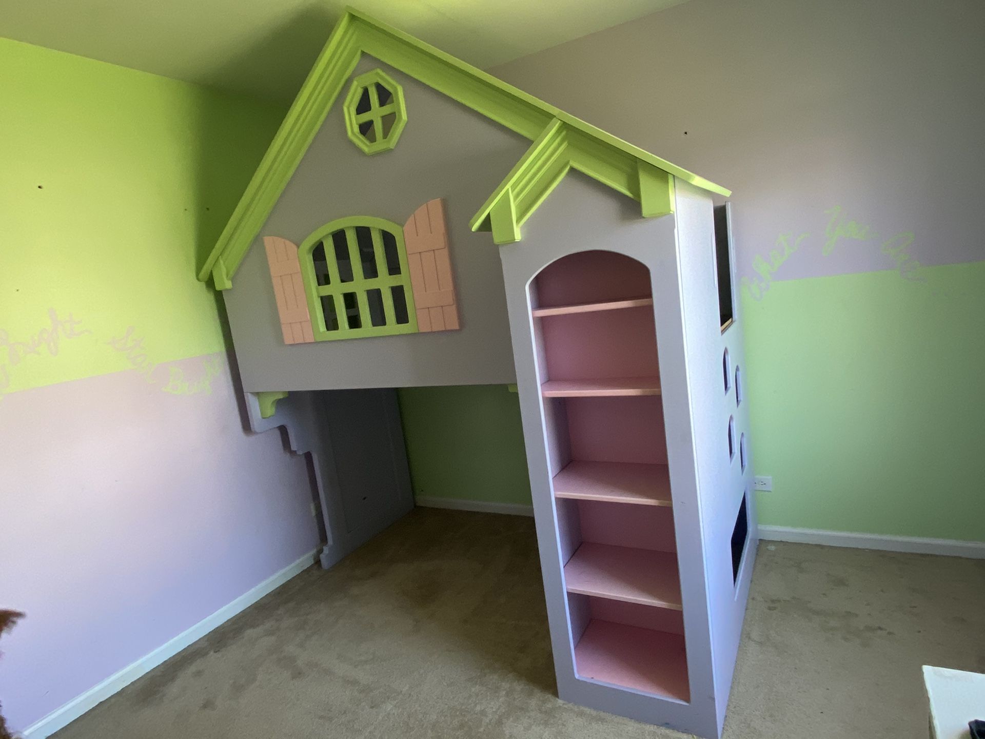 Tradewins Dollhouse loft bed for Sale in Homer Glen, IL OfferUp