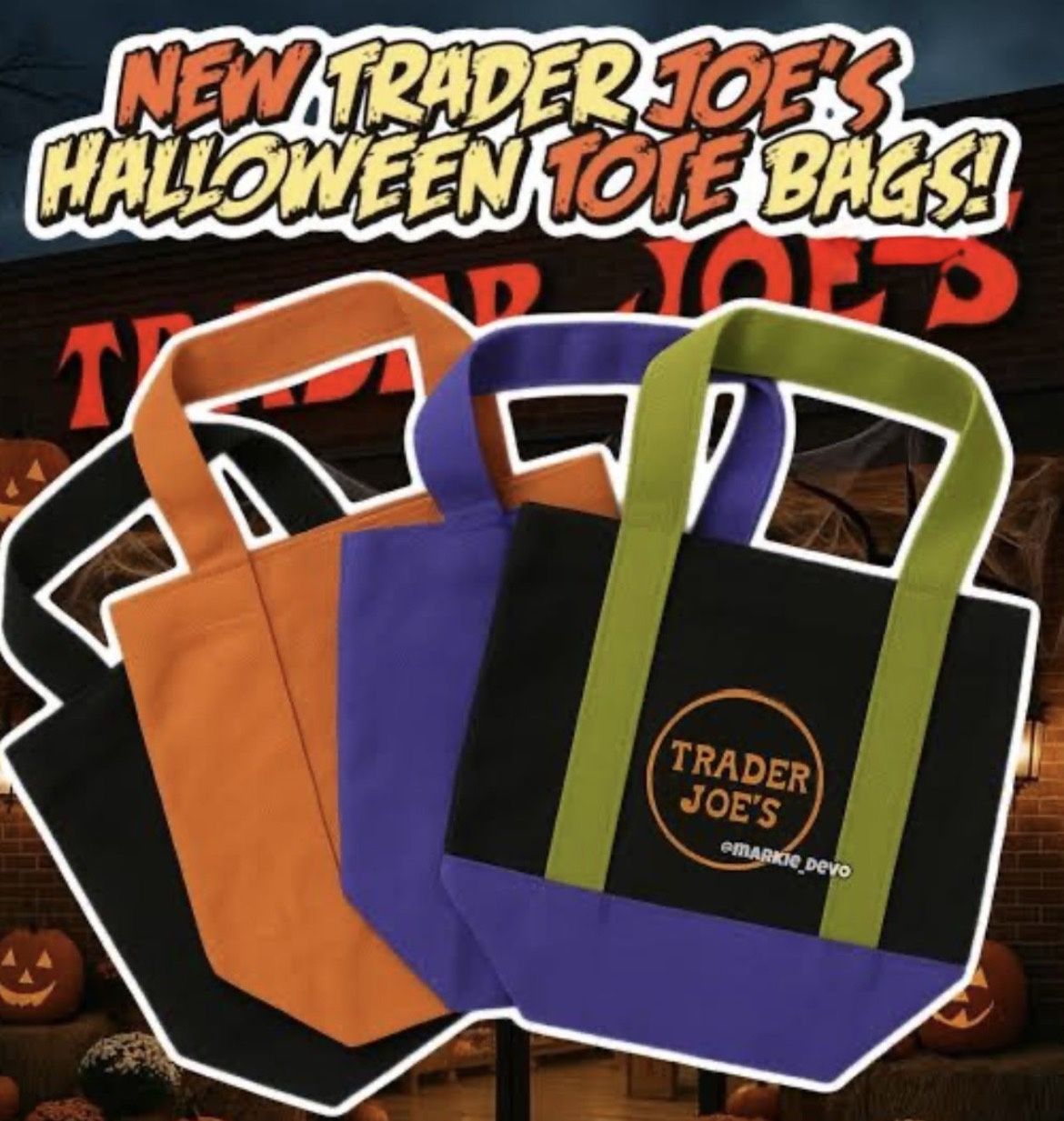 Brand New Trader Joes Tote Bags