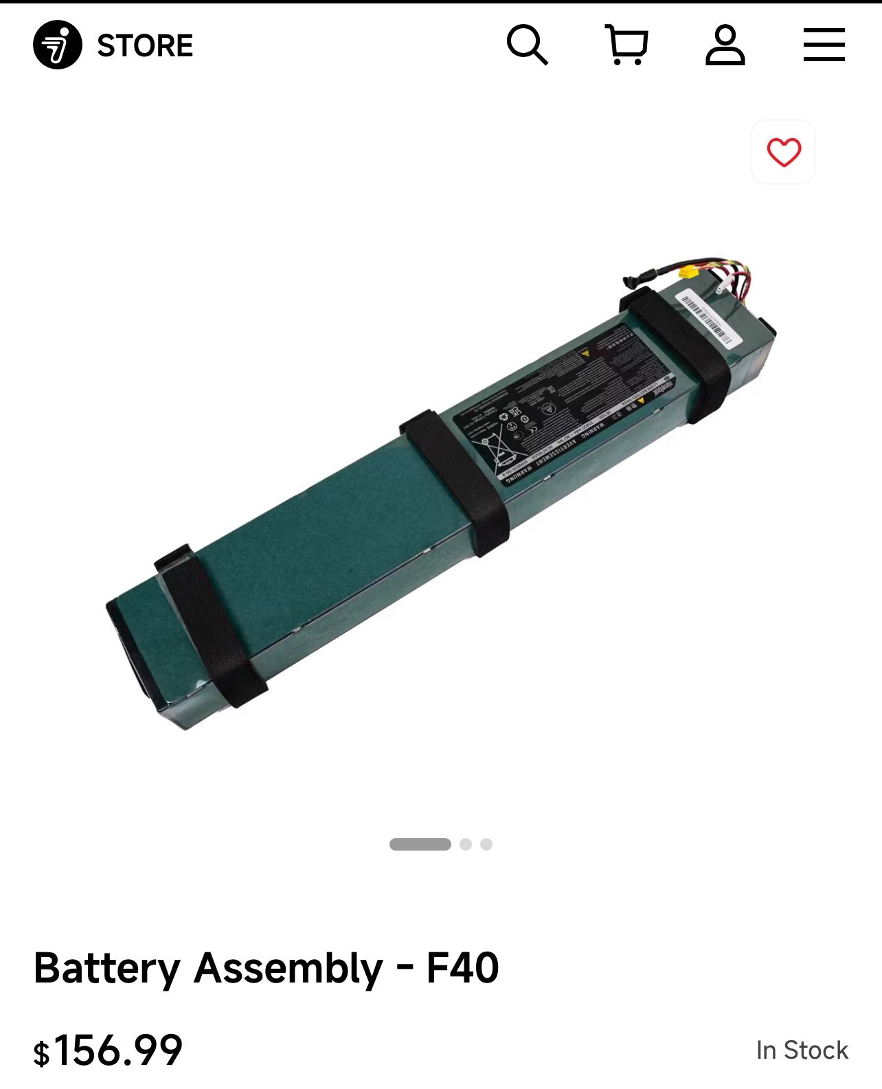 Ninebot F40 Battery - NEW UNUSED