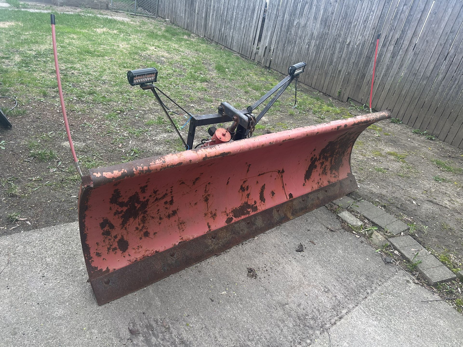 Plow With Salt Dog