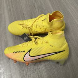 Nike Zoom Mercurial Superfly 9 Elite SG Pro Anti- Clog/  Lucent  Mens Sz 6.5 / Women Sz 8 