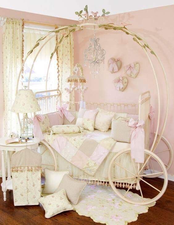 Disney Princess Crib (Pumpkin Carriage Bed Canopy)